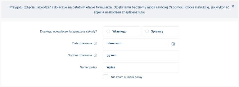 Zgłoszenie szkody HDI 2