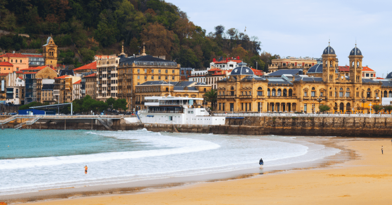 La Concha, San Sebastian, Hiszpania