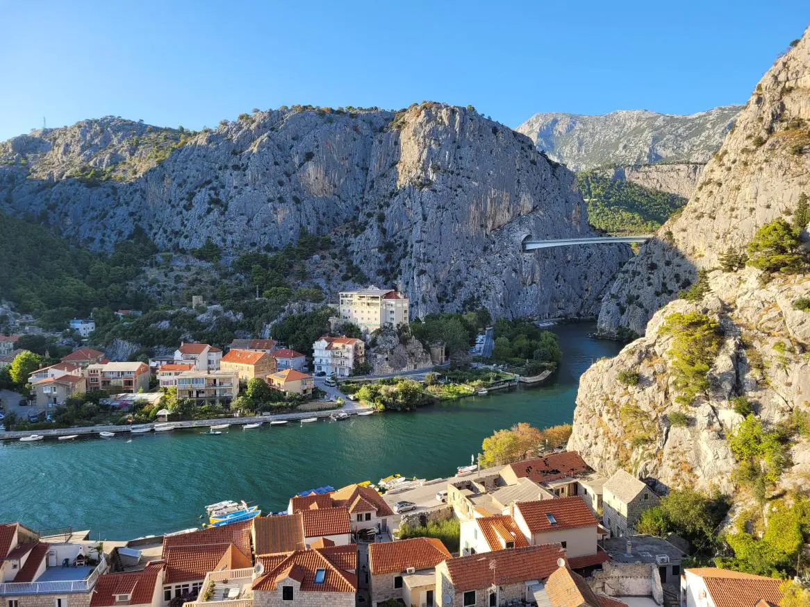 Chorwacja, panorama miasta Omis